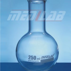 Flask Round Bottom Narrow Neck - labortary glassware manufacturer in USA