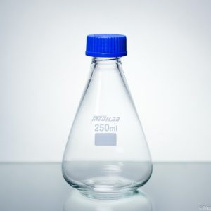 Conical Flask with Screw Cap -laboratory plasticware