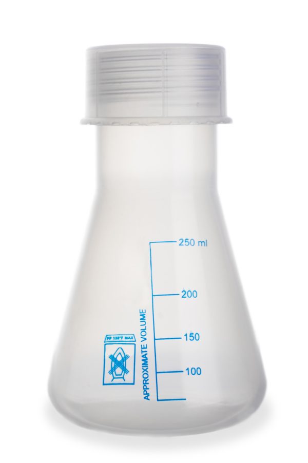 Conical Flask Polypropylene - with printed graduation