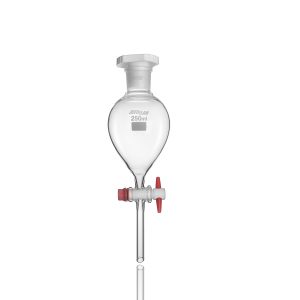 Separating Funnel, Pear Shape, PTFE Stopcock (MEDILAB)