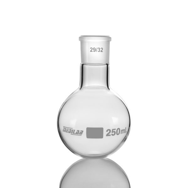 Flask, Round/Flat Bottom, Single Neck (MEDILAB)