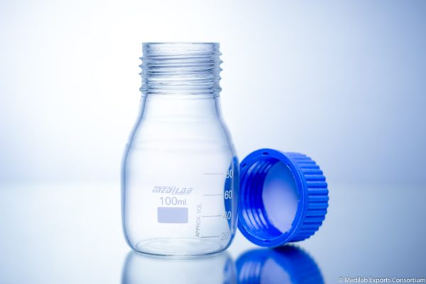 Reagent Bottle with Liner - top lab glassware manufacturer