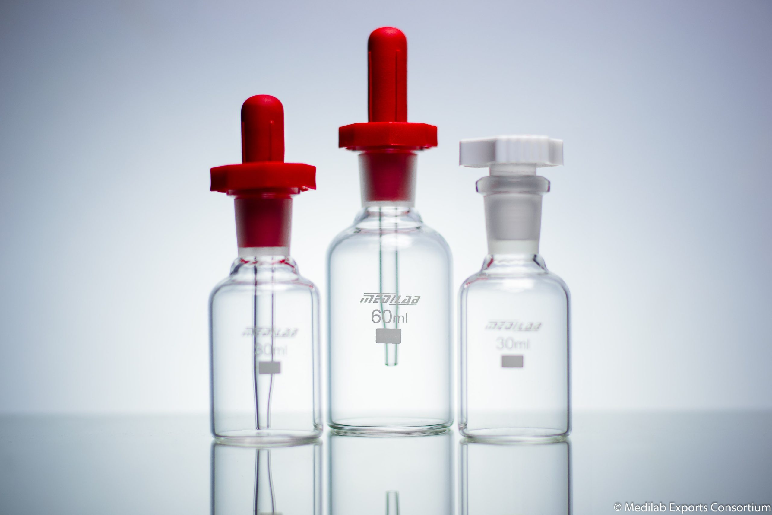 Dropping Bottle With Dropper And Rubber Teat MEDILAB