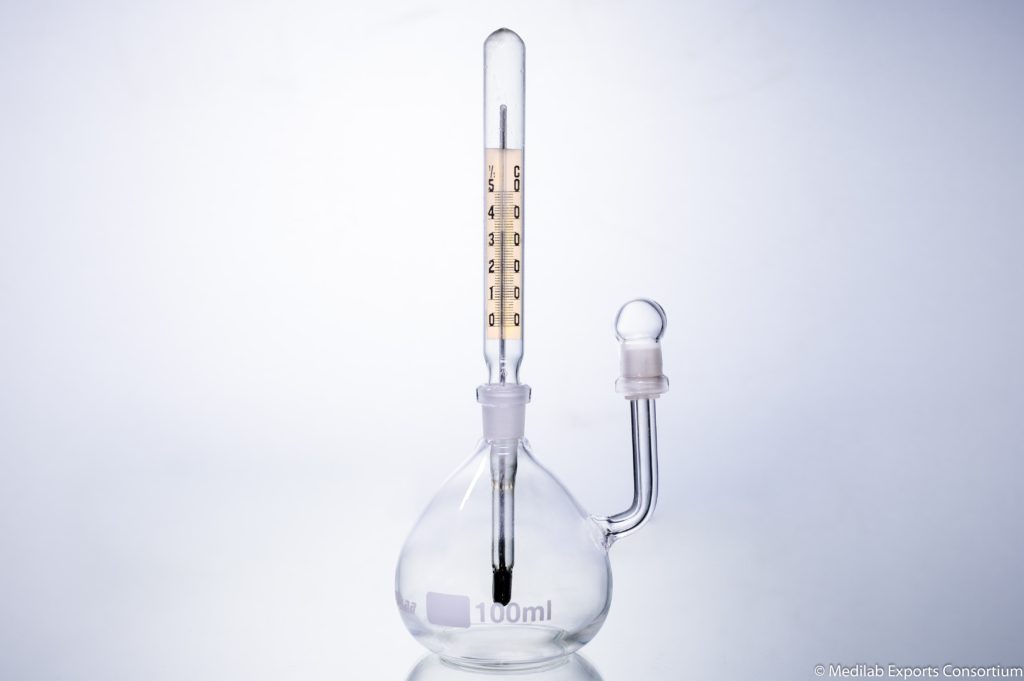Specific Gravity Bottle with Thermometer MEDILAB