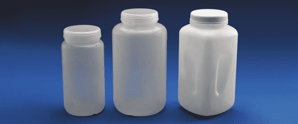 Wide Mouth Square Bottle, PP