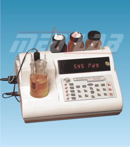 Microprocessor KF Moisture Titrator - chemistry blood lab equipment