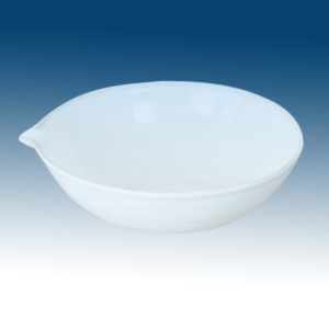 Evaporating Dish, Flat Bottom Porcelain