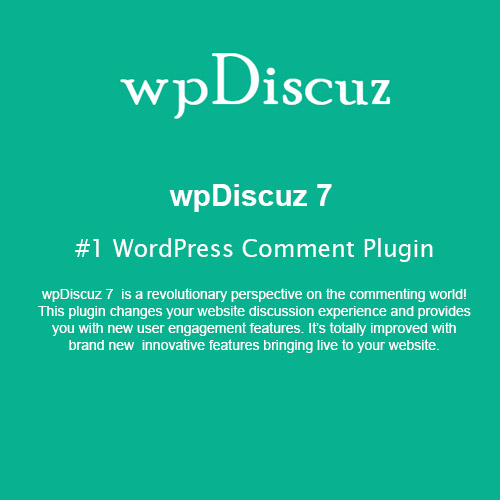 wpDiscuz | WordPress Comment Plugin