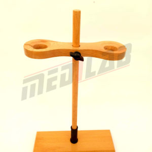 Double Funnel Stand Wooden Model