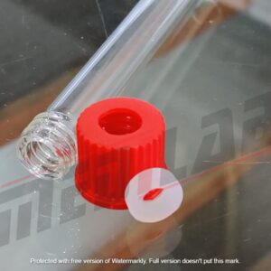 GL-14 Thread with Plastic Cap and Silicon Washer - lab glassware manufacturer in France