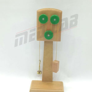Pulley System Wooden Model