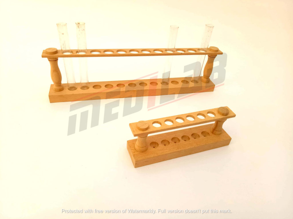 Wooden test tube racks- MEDILAB