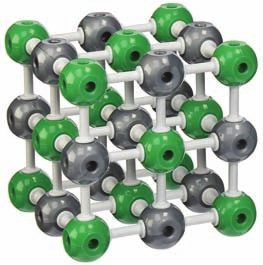 Molecular Model Set - Sodium Chloride - Open 36 Atoms, PS / PE