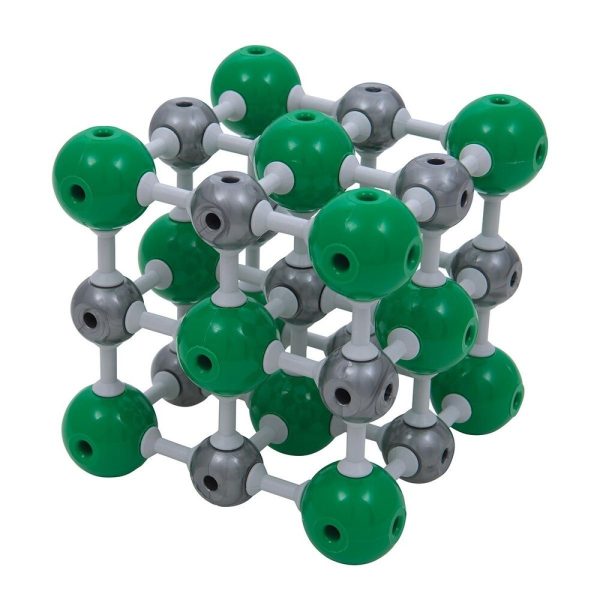 Molecular Model Set -  Sodium Chloride - Open 36 Atoms, PS / PE
